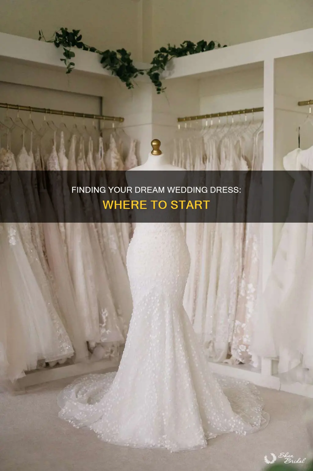 how to begin wedding dress shopping