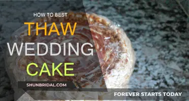 Thawing Wedding Cake: Best Tips for a Tasty Treat