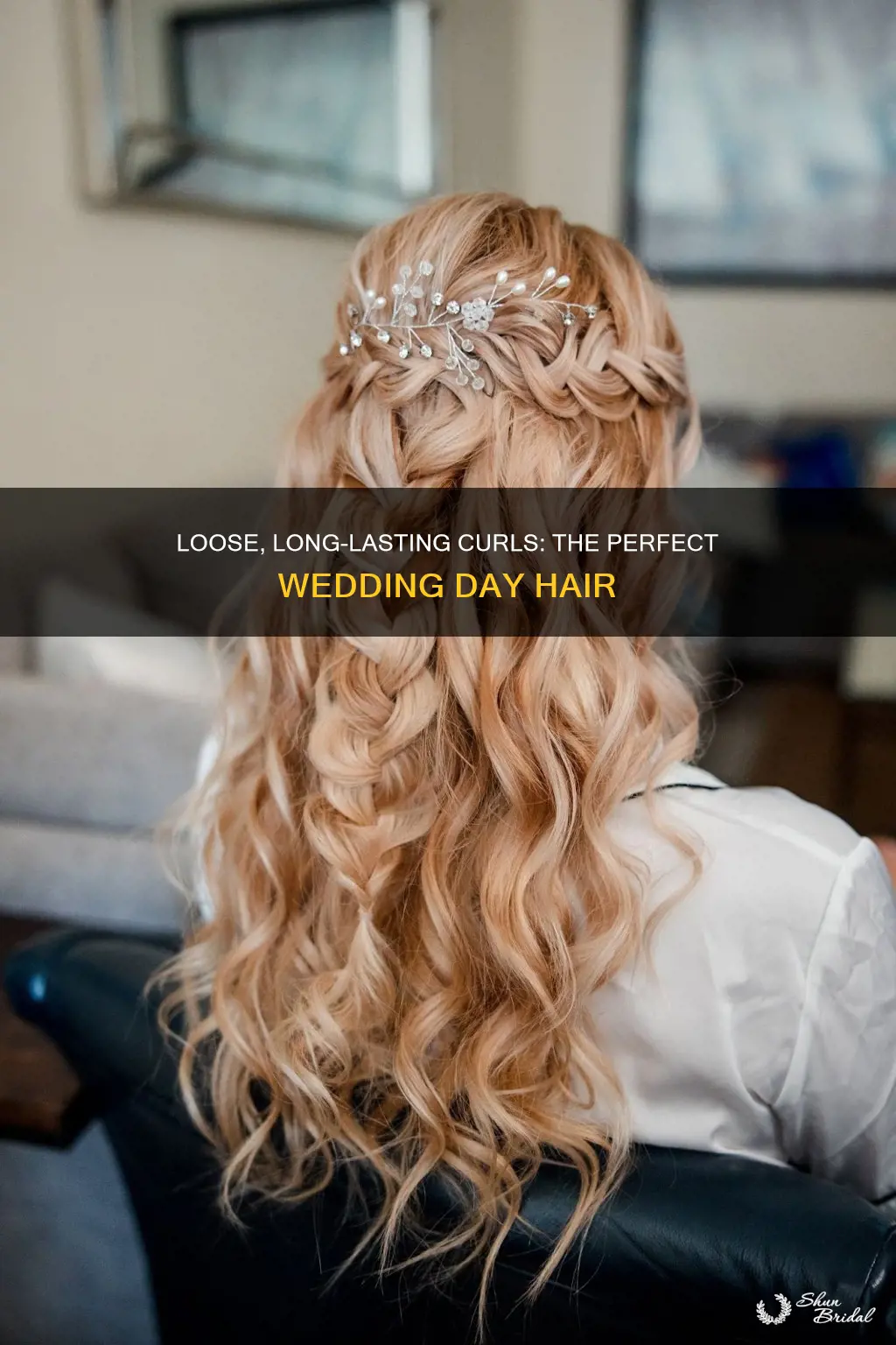 how to big long loose wedding curls