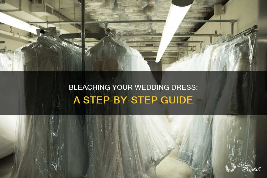 how to bleach a wedding dress