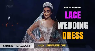 Add Sparkle to Your Lace Wedding Dress