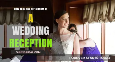 Blocking Off a Wedding Reception Room: A Step-by-Step Guide