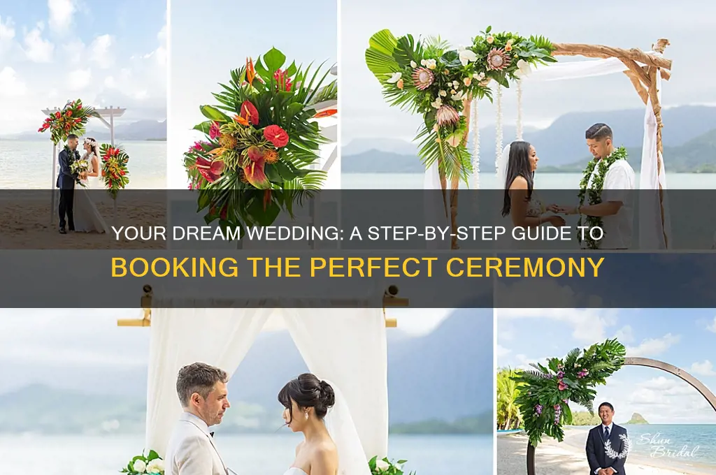 how to book a wedding ceremony