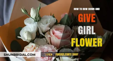 Mastering the Art of Bowing and Giving Flowers to a Girl