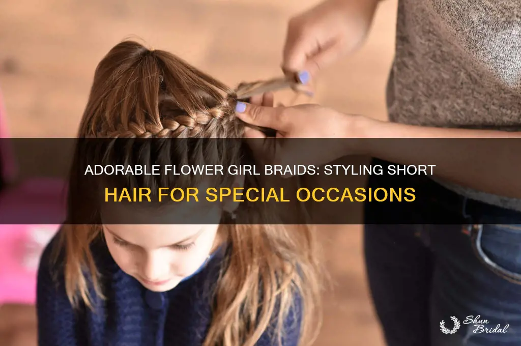 how to braid ahort hair for flower girl