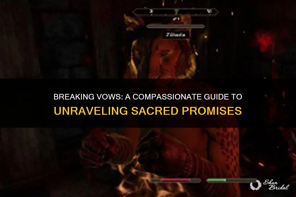 how to break a vow