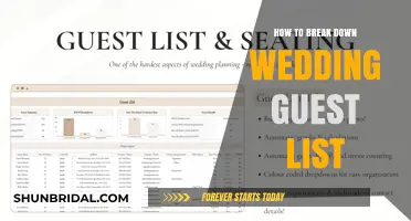 Simplify Your Wedding Planning: Master the Art of Guest List Breakdown