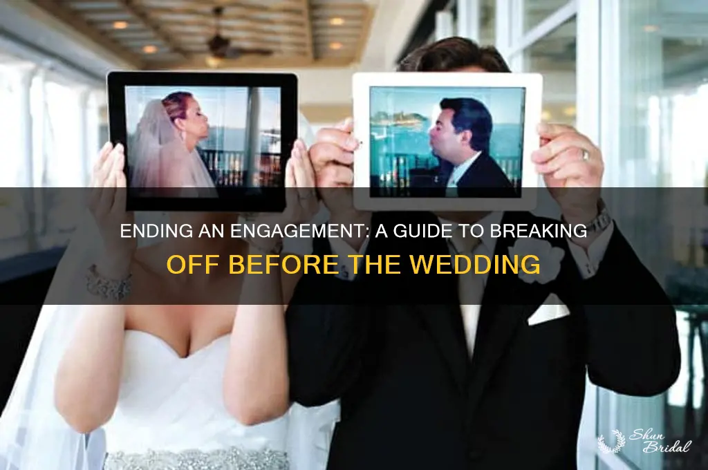 how to break off engagement before wedding day