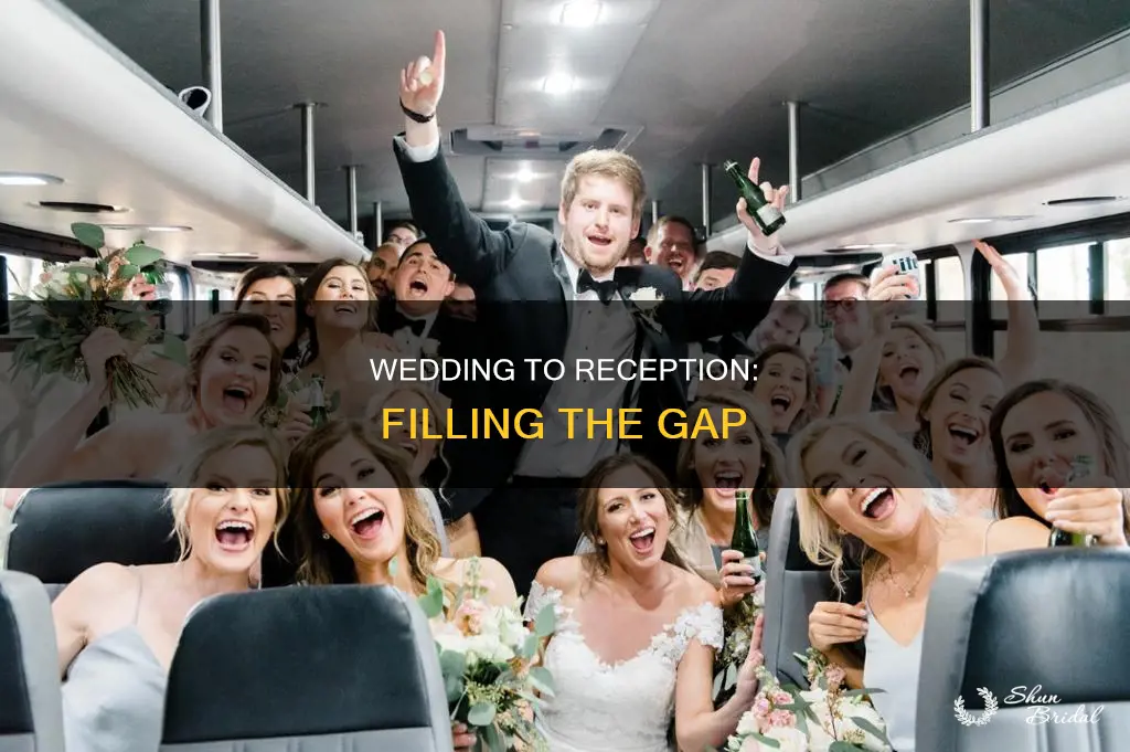 how to bridge gap between wedding and reception