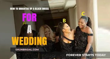 Brightening a Black Dress for Your Wedding: Simple Hacks