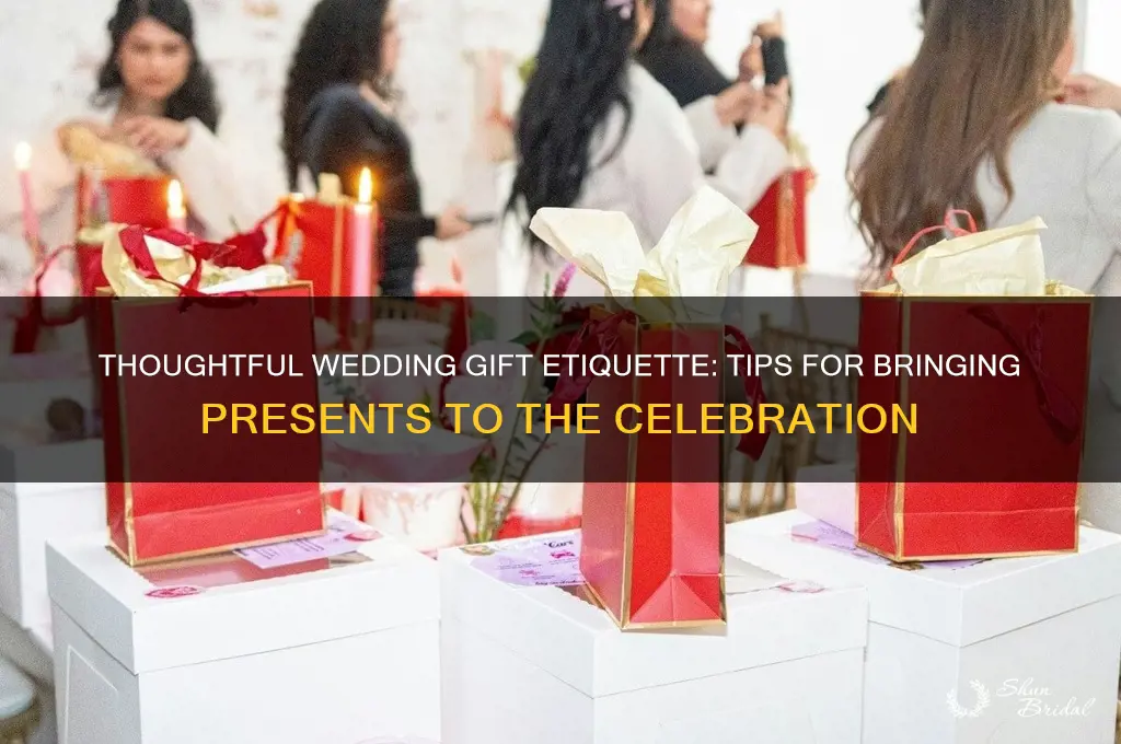 how to bring gifts to a wedding