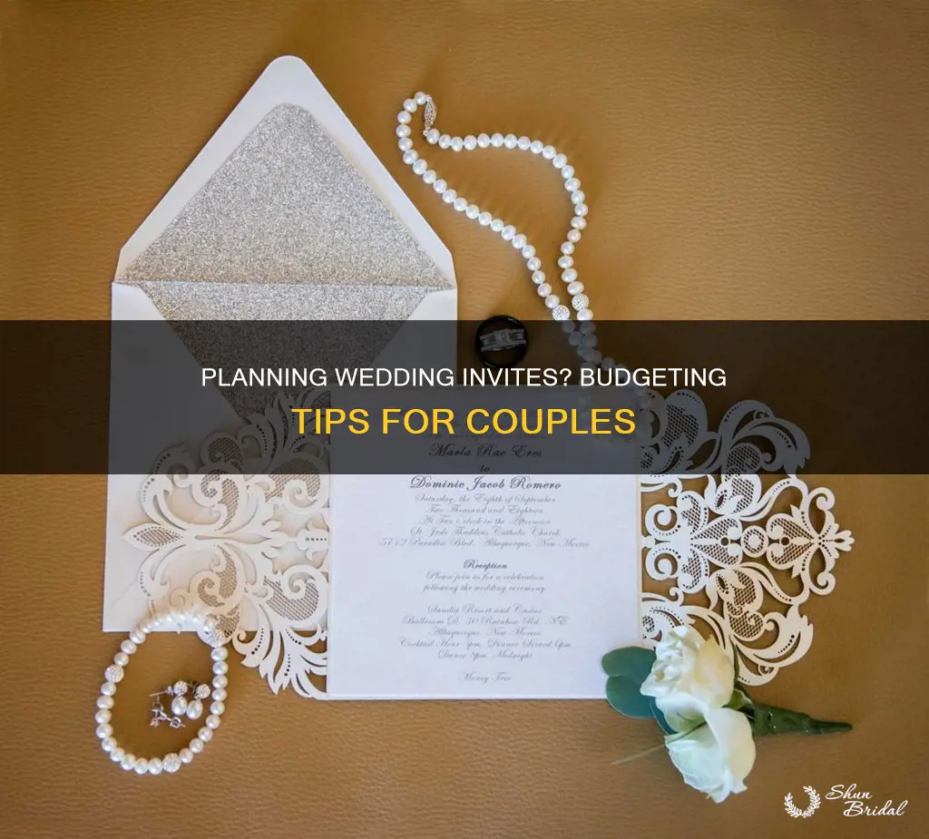 how to budget for wedding invitations