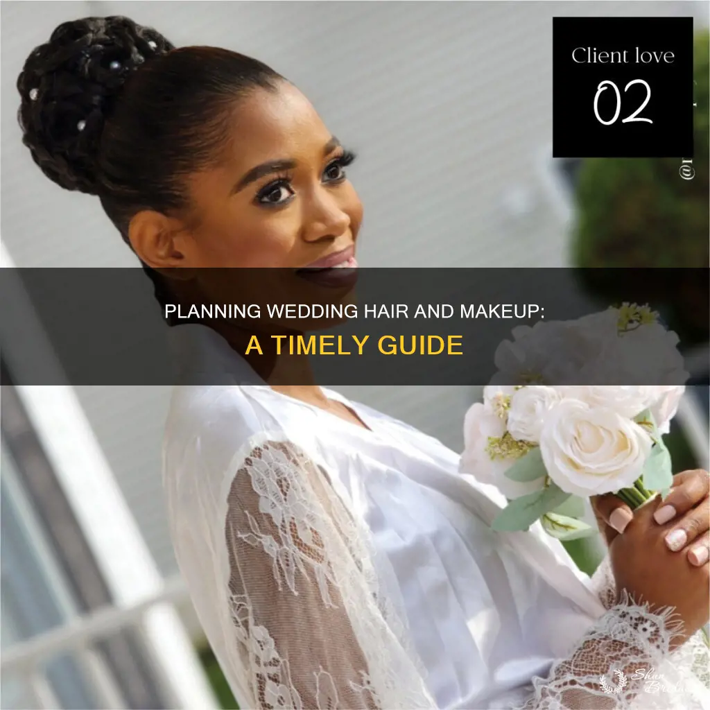 how to budget time for wedding hair and makeup