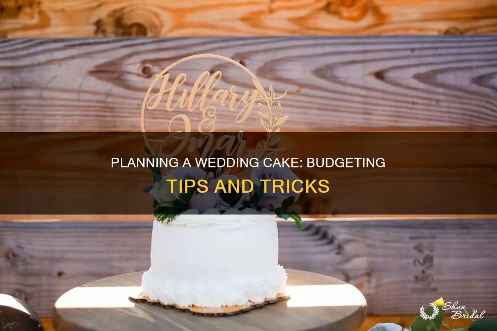 how to budget wedding cake