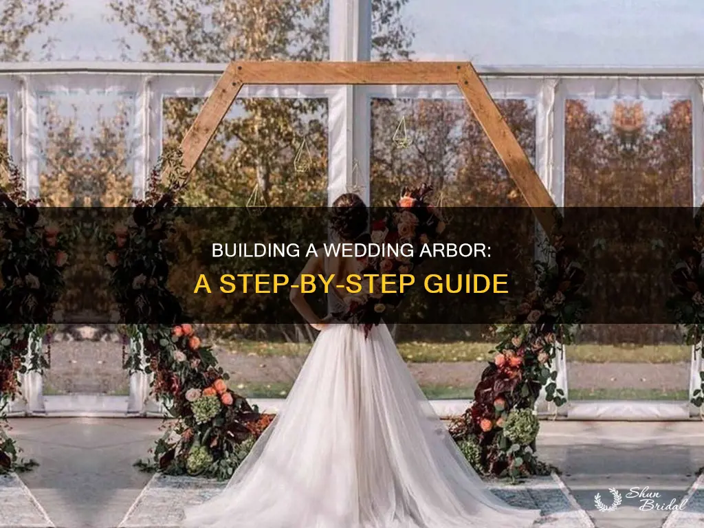 how to build a arbor for wedding
