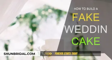 Creating a Faux Wedding Cake