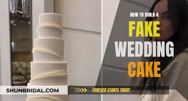 Creating a Faux Wedding Cake