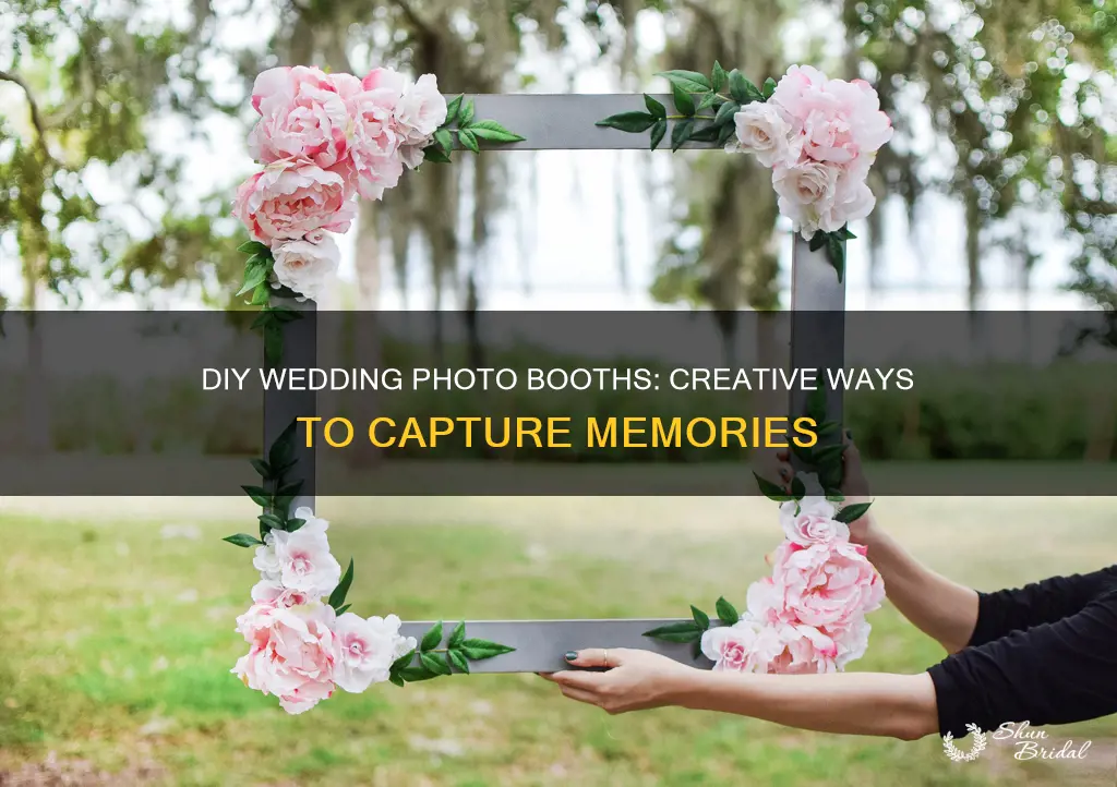 how to build a photo booth for a wedding