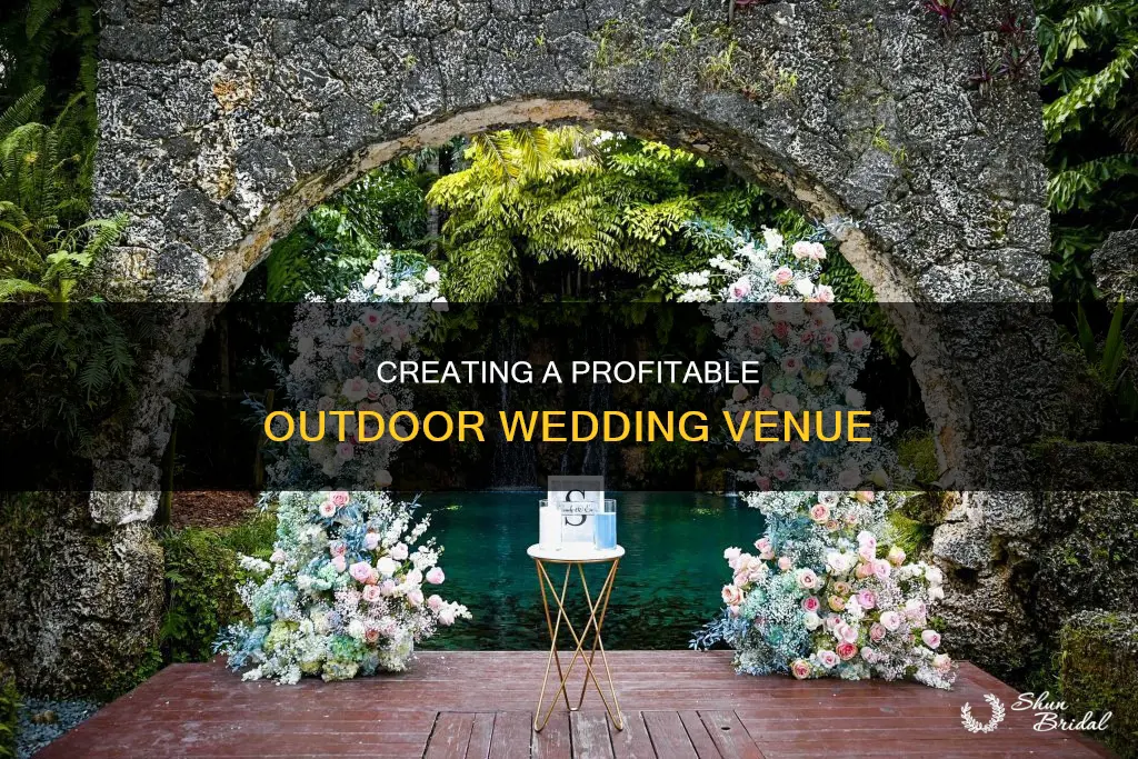 how to build a profitable outdoor wedding venue