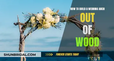Building a Wooden Arch for Your Wedding Day