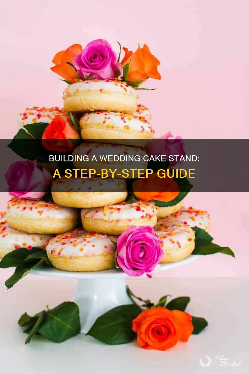 how to build a wedding cake stand