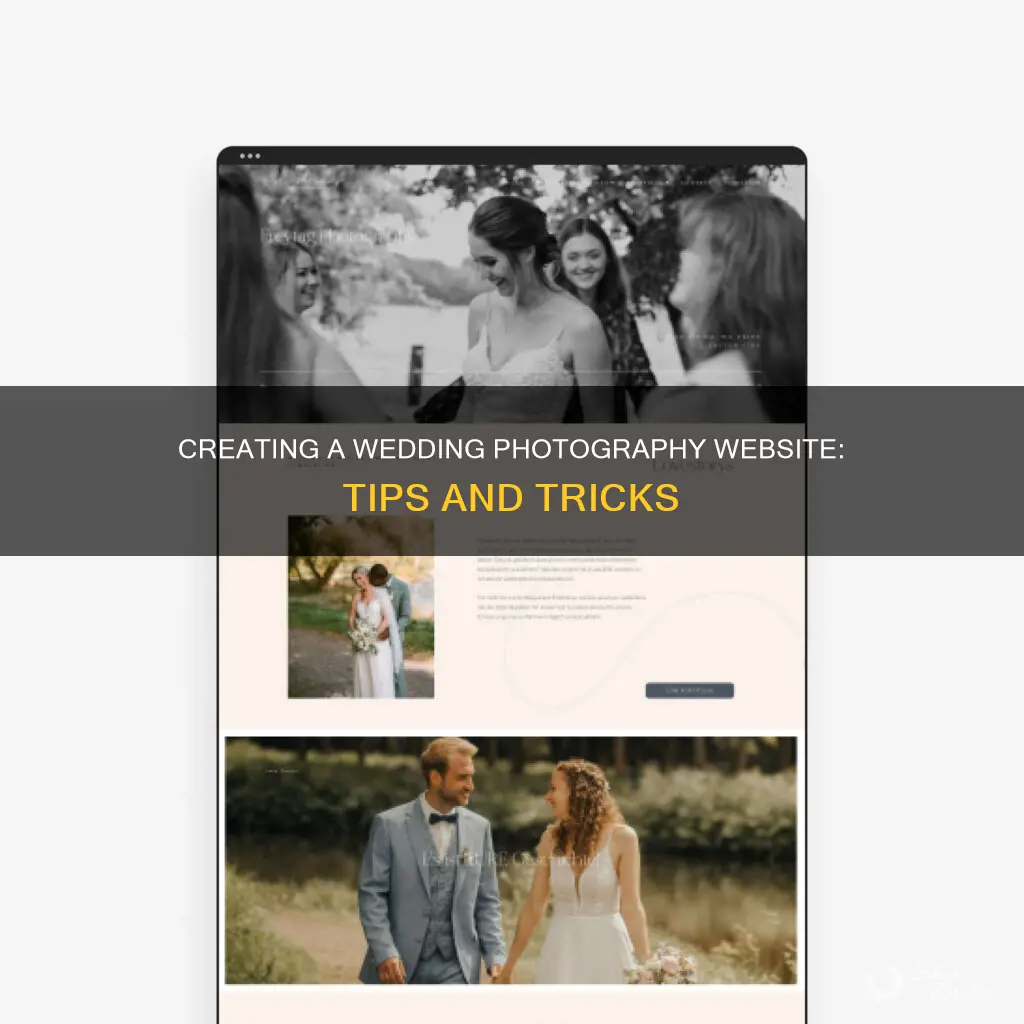 how to build a wedding photography website