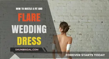 Bustling a Fit and Flare Wedding Dress: A Step-by-Step Guide