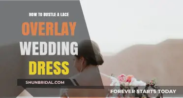 Bustling a Lace Overlay Wedding Dress: A Step-by-Step Guide