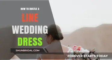 Bustling a Line Wedding Dress: A Step-by-Step Guide