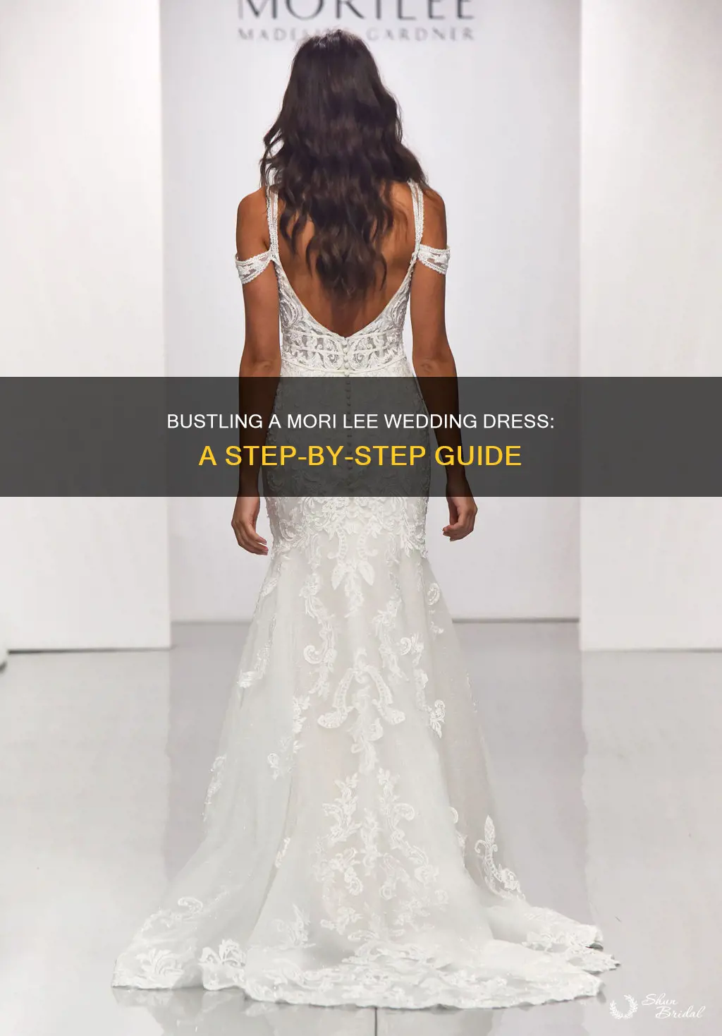 how to bustle a mori lee wedding dress