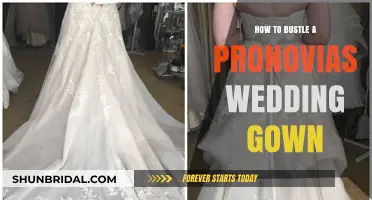 Mastering the Bustle: A Guide to Styling Your Pronovias Wedding Gown