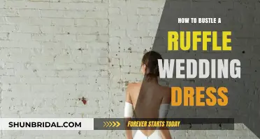 Bustling a Ruffle Wedding Dress: A Step-by-Step Guide