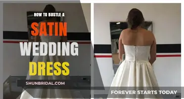 Bustling a Satin Wedding Dress: Step-by-Step Guide