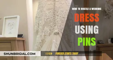 Bustling a Wedding Dress: The Perfect Pin Technique
