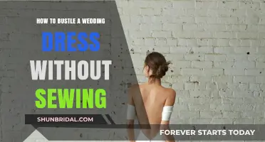 The Secret to Bustling a Wedding Dress Without Sewing