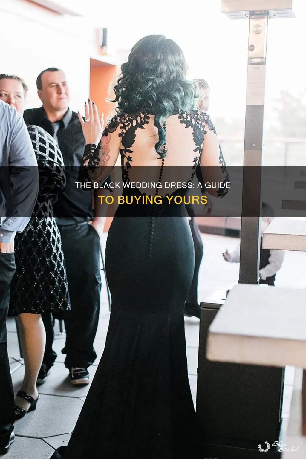 how to buy a black wedding dress