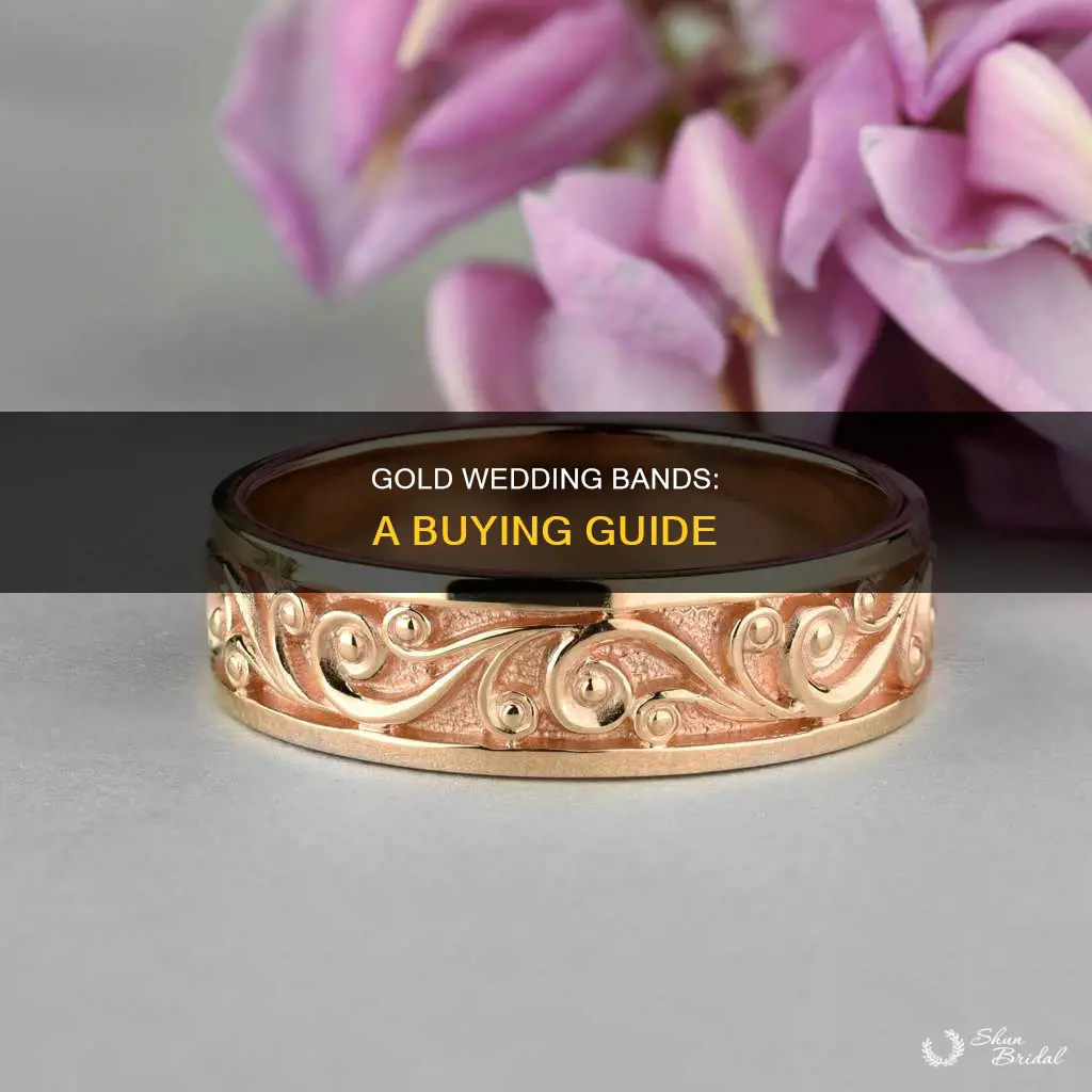 how to buy a gold wedding band