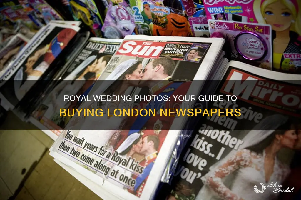 how to buy a london newspaper with royal wedding photos