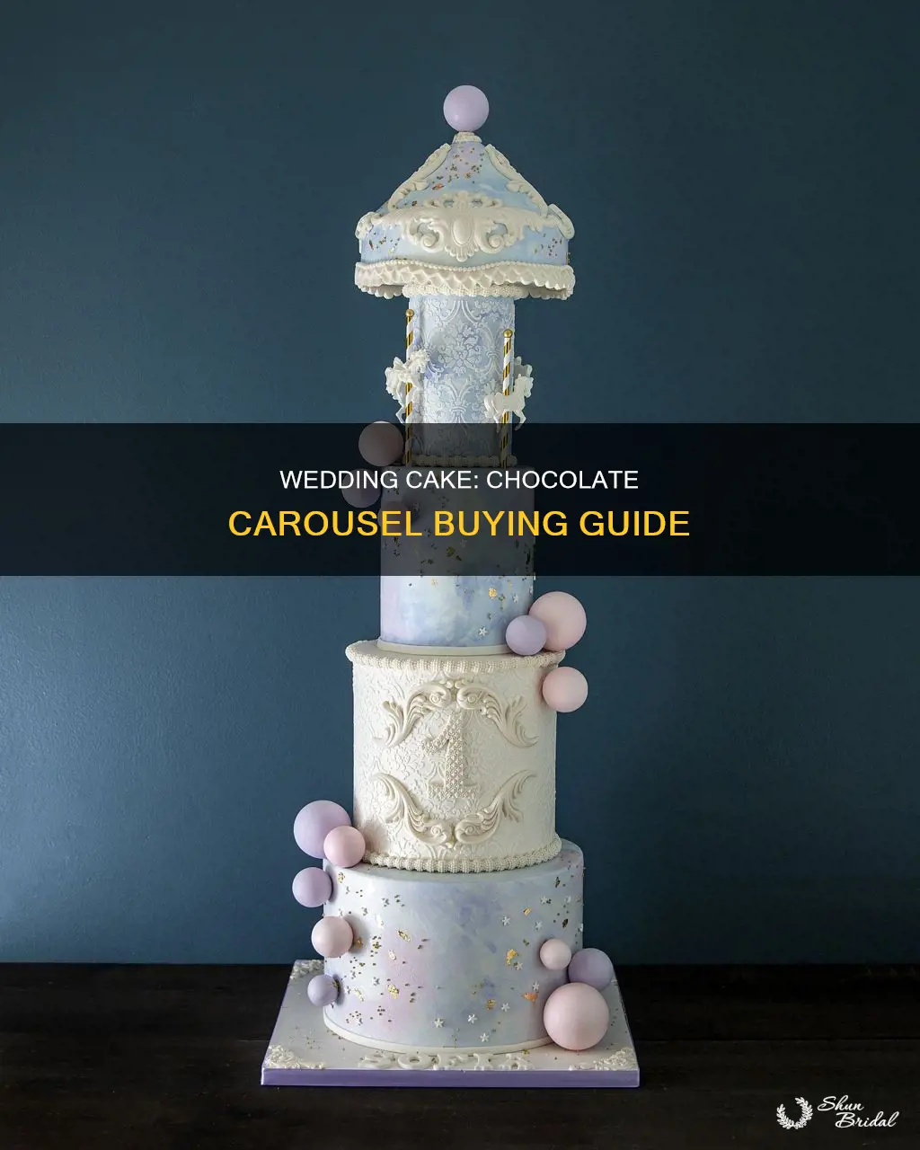 how to buy a wedding cake choclete carosel