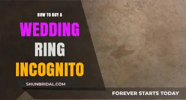 Guide to Buying a Wedding Ring Without Being Noticed