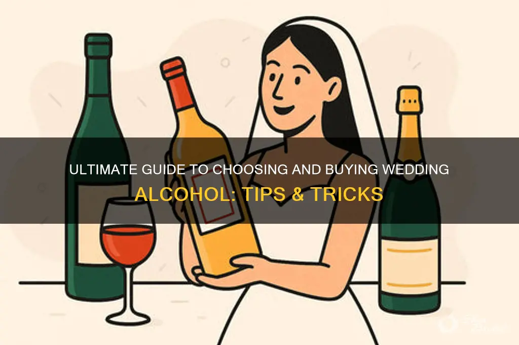 how to buy alcohol for a wedding