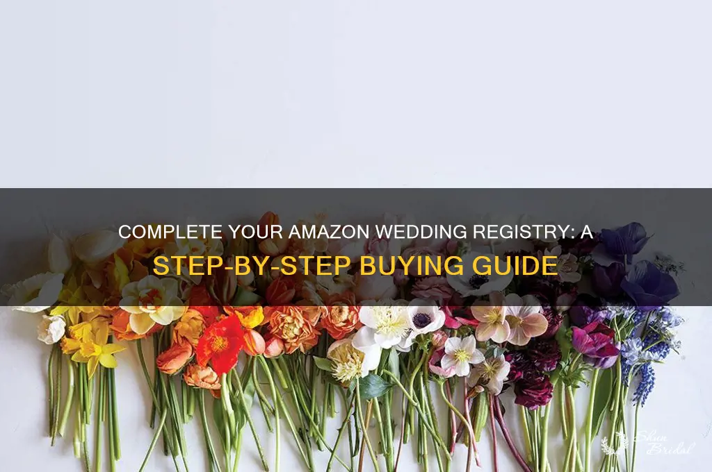 how to buy amazon wedding registry completion