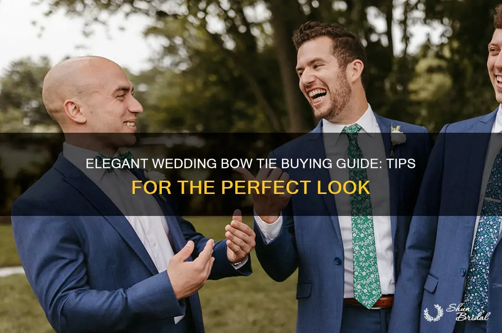 how to buy bow tie for wedding