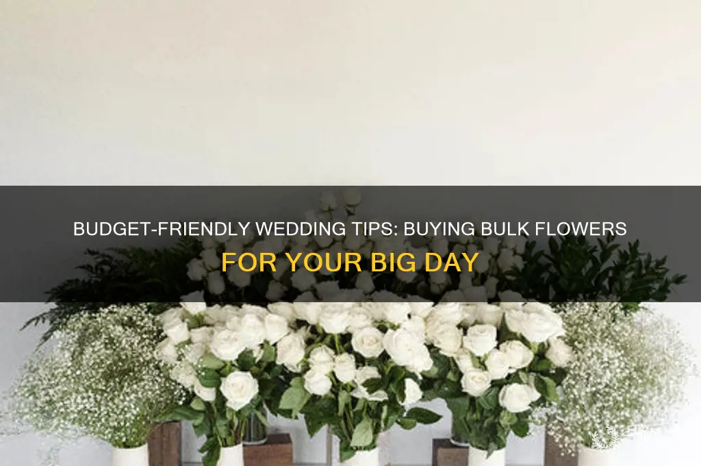 how to buy bulk flowers for a wedding