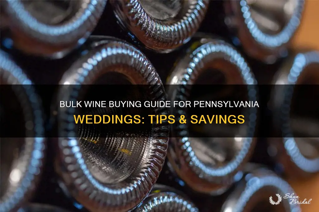 how to buy bulk wine in pa for a wedding