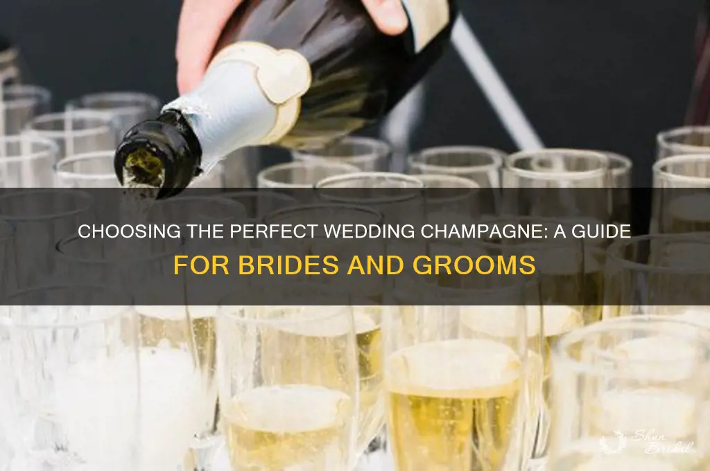 how to buy champagne for a wedding