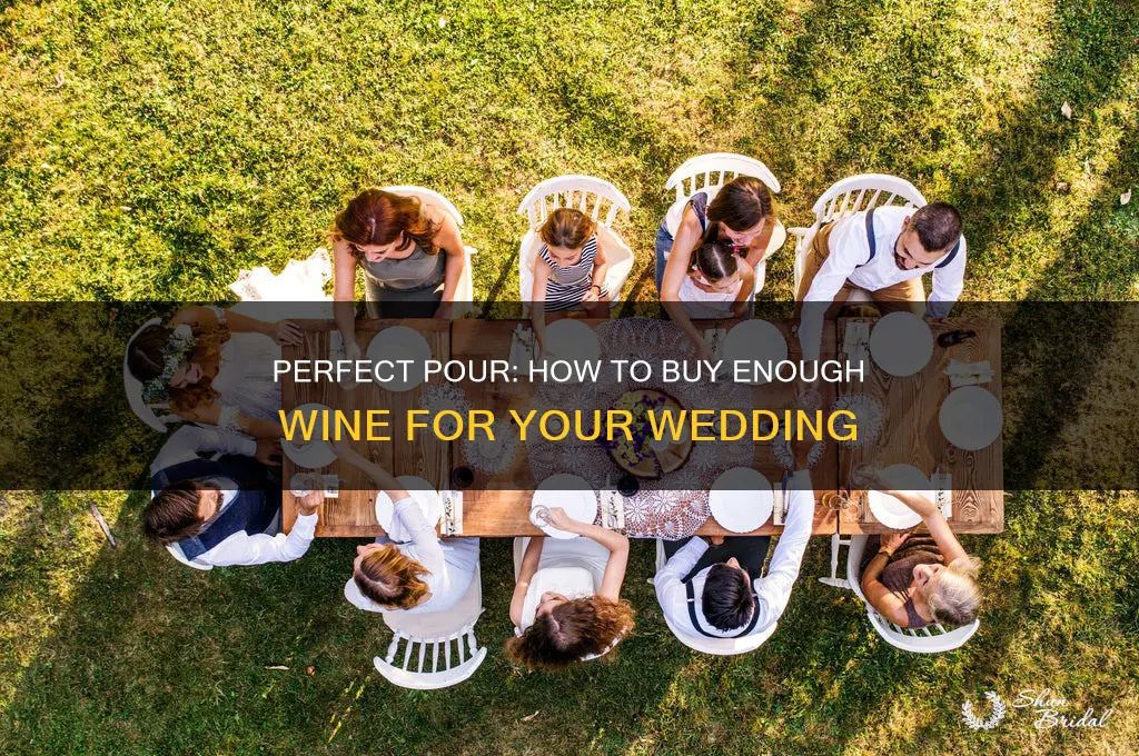 how to buy enough wine for a wedding