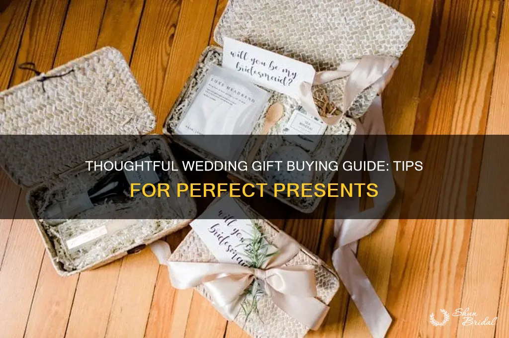 how to buy gifts for a wedding