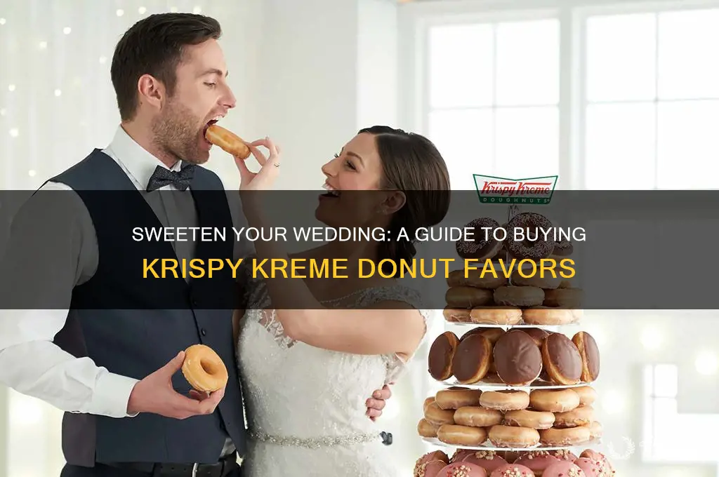 how to buy kripie kreme wedding favor donuts