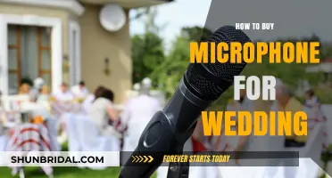 Choosing the Perfect Wedding Microphone: A Comprehensive Buying Guide